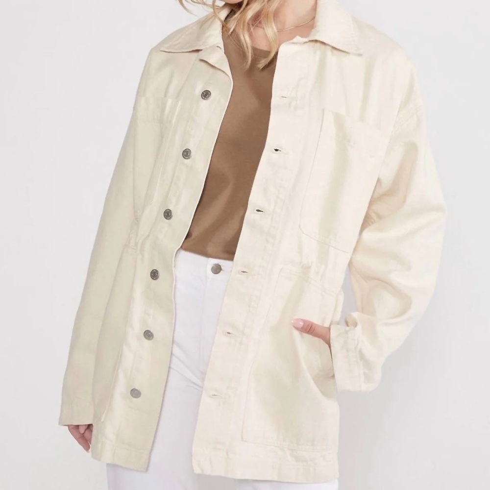 Etica - Claude Utility Jacket - Cream